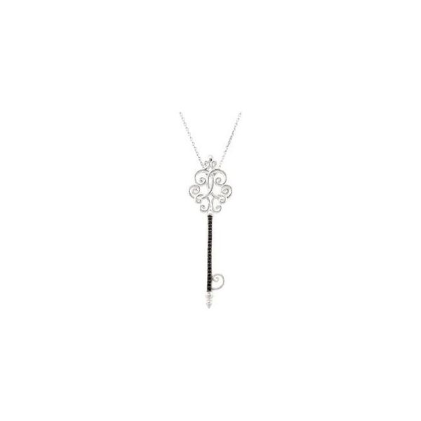 Scroll Key Necklace