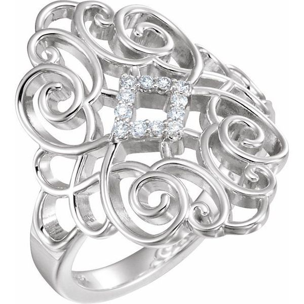 Filigree Scroll Ring