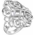 Filigree Scroll Ring