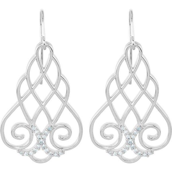 Filigree Scroll Earrings - Image 2
