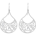 Filigree Scroll Earrings - Image 2