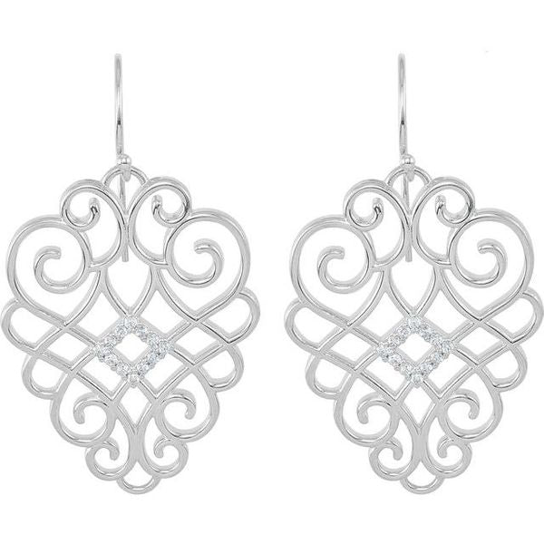 Filigree Scrolls Earrings - Image 2