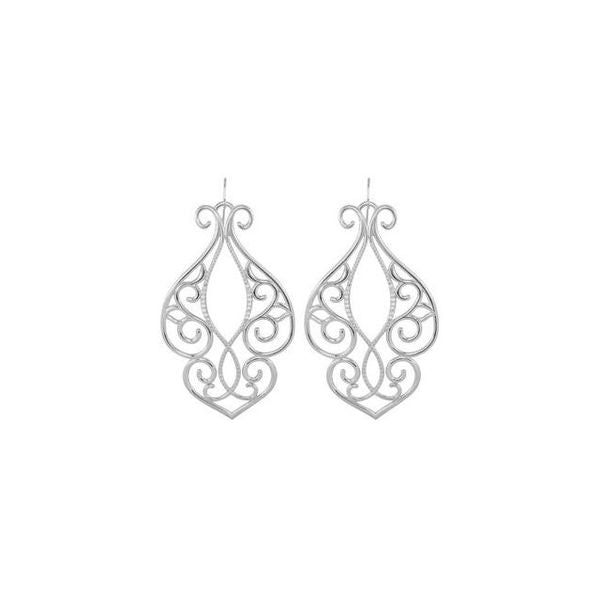 Filigree Scroll Earrings - Image 2