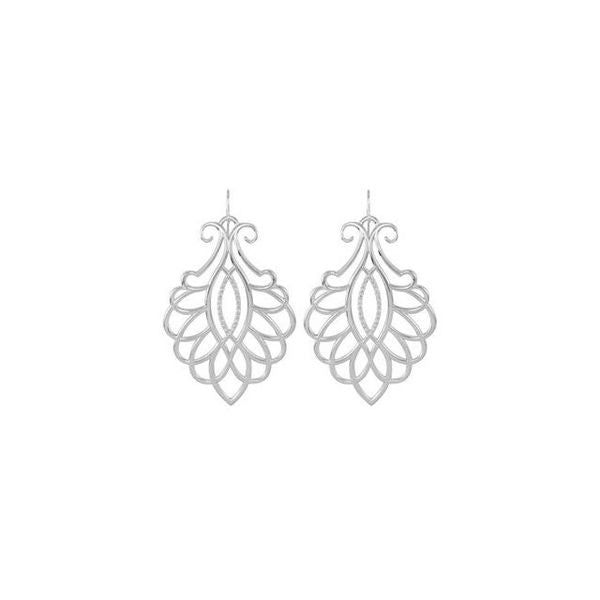 Filigree Scroll Earrings - Image 2