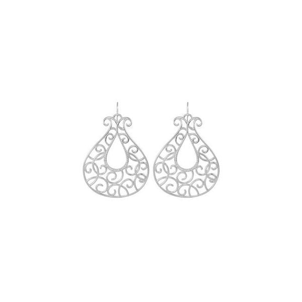 Filigree Scroll Earrings - Image 2