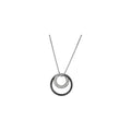 Diamond Double Circle Necklace