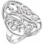 Filigree Scroll Ring