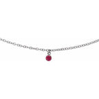 Bezel-Set Solitaire Necklace - Image 2