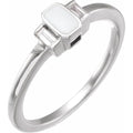 Accented Enamel Ring