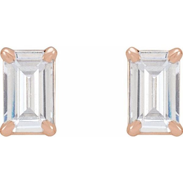 Lab-Grown Diamond Stud Earrings - Image 2