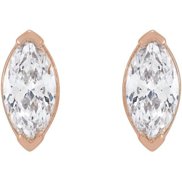 Lab-Grown Diamond Stud Earrings - Image 2