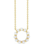 Pearl Circle Necklace