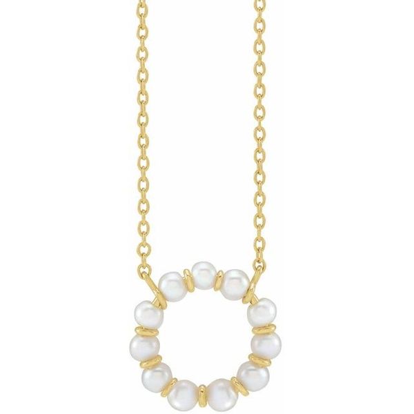 Pearl Circle Necklace