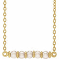 Pearl Bar Necklace