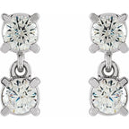 Lab-Grown Diamond Two-Stone Earrings - Image 2