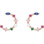 Accented Pearl Earrings - Image 2