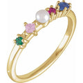 Accented Pearl Ring