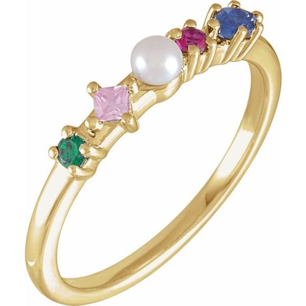 Accented Pearl Ring