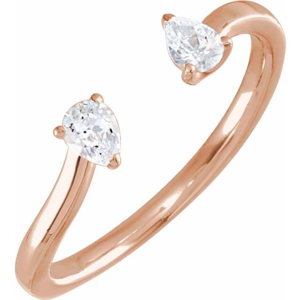Lab-Grown Diamond Two-Stone Ring