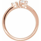 Lab-Grown Diamond Two-Stone Ring - Image 2