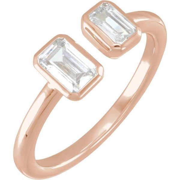 Lab-Grown Diamond Two-Stone Ring