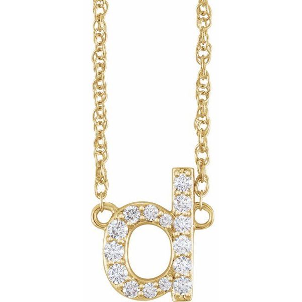 Lowercase Initial Necklace
