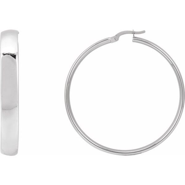 Tube Hoop Earrings