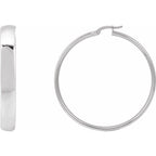 Tube Hoop Earrings
