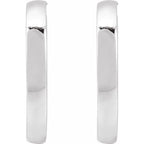 Tube Hoop Earrings - Image 2