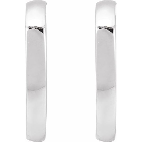 Tube Hoop Earrings - Image 2