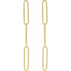 Paperclip-Style Earrings - Image 2