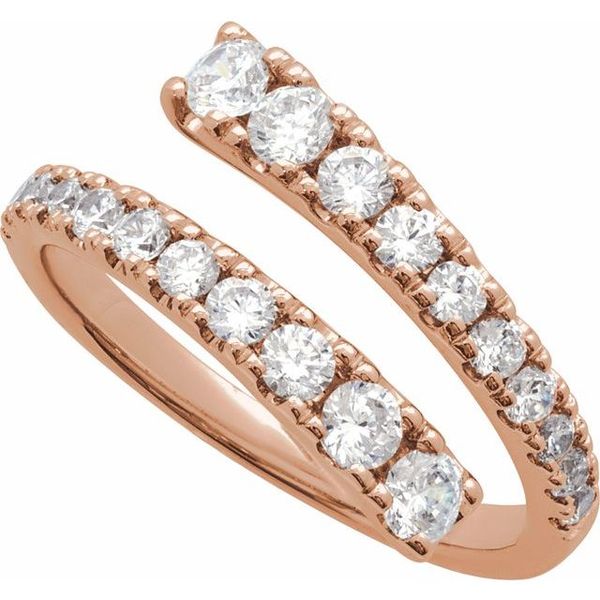 Lab-Grown Diamond Bypass Ring - Image 4