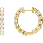 Inside-Outside Hoop Earrings