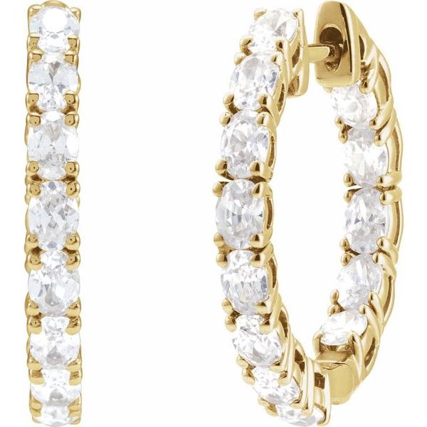 Inside-Outside Hoop Earrings - Image 2