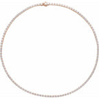 Lab-Grown Diamond Line Necklace