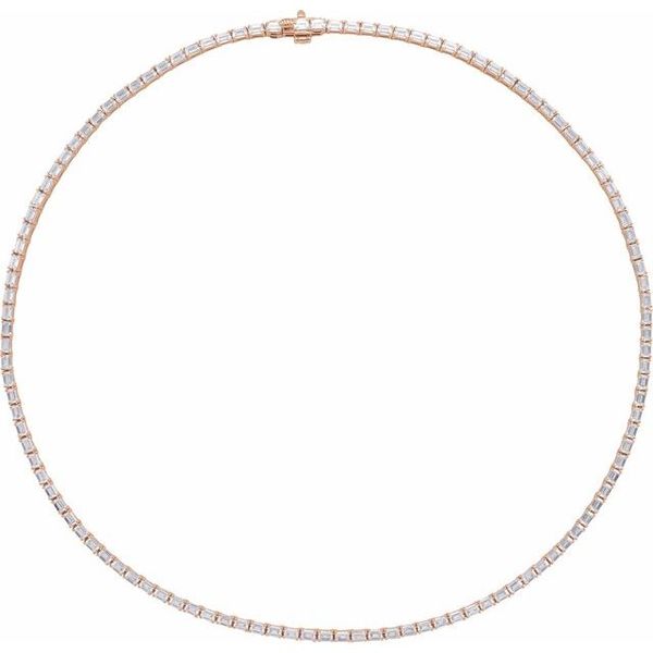 Lab-Grown Diamond Line Necklace