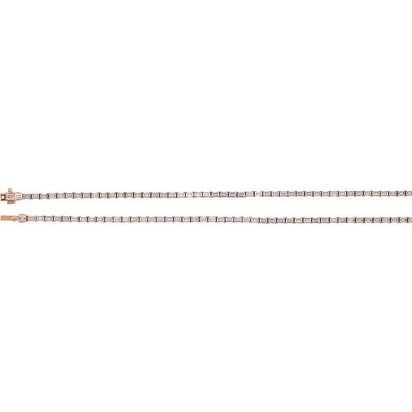 Lab-Grown Diamond Line Necklace - Image 2