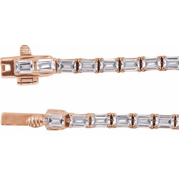 Lab-Grown Diamond Line Necklace - Image 3