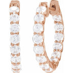 Inside-Outside Hoop Earrings - Image 2