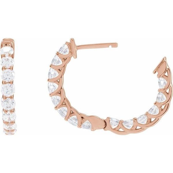 Inside-Outside Hoop Earrings - Image 4