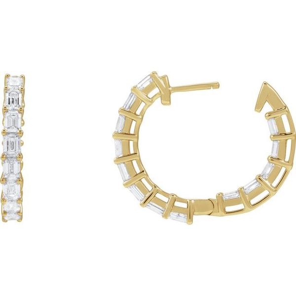 Inside-Outside Hoop Earrings - Image 4