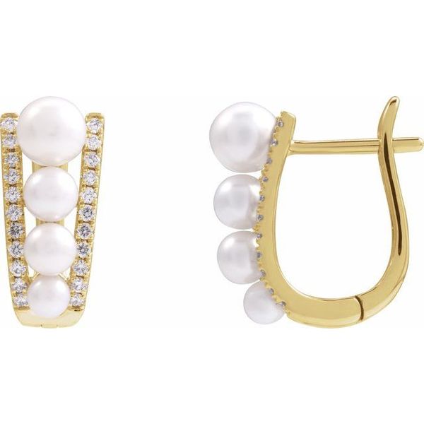 Accented Hoop Earrings