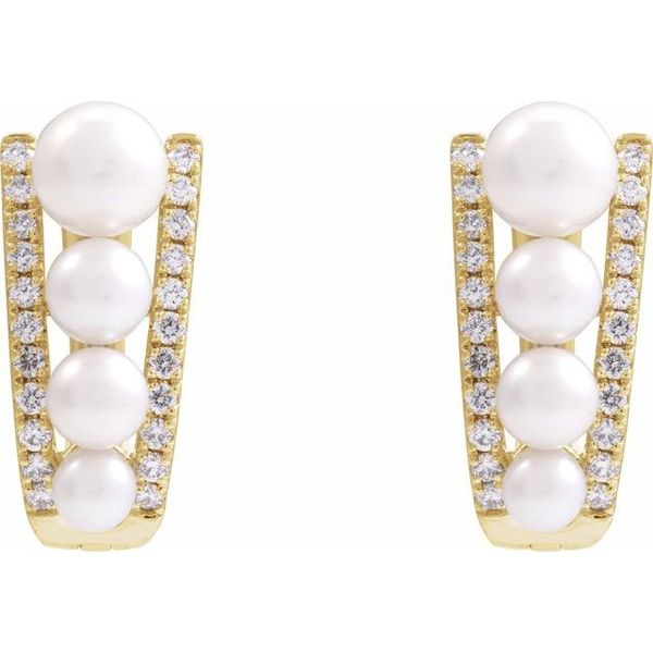 Accented Hoop Earrings - Image 2