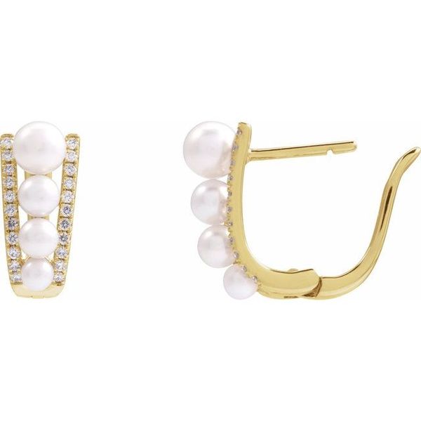 Accented Hoop Earrings - Image 3