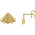 Fan Stud Earrings