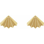 Fan Stud Earrings - Image 2