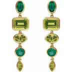 Multi-Stone Dangle Earrings - Image 2