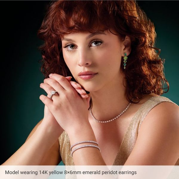 Multi-Stone Dangle Earrings - Image 3
