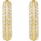 Accented Hoop Earrings - Image 2