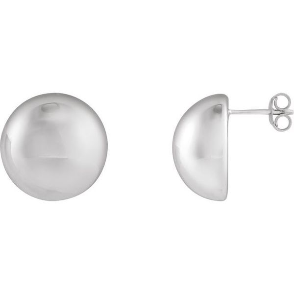 Electroform Domed Earrings